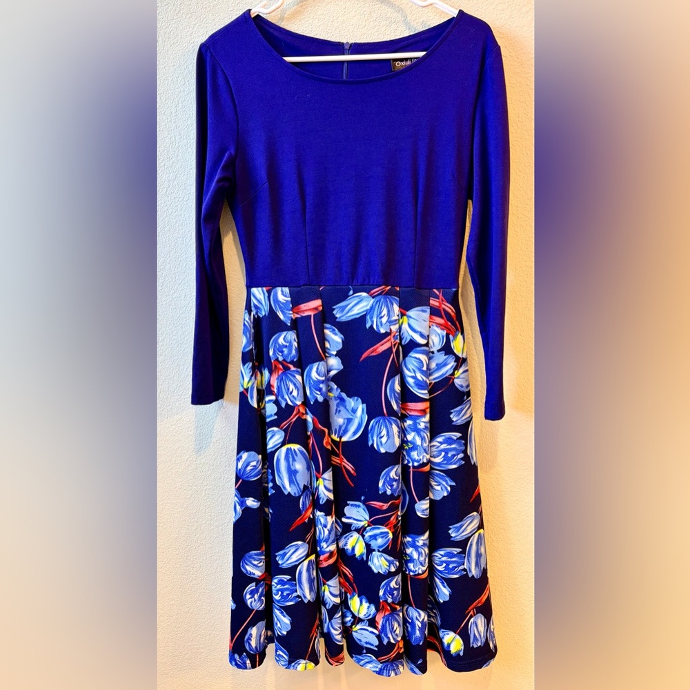 Blue Floral Women’s Dress